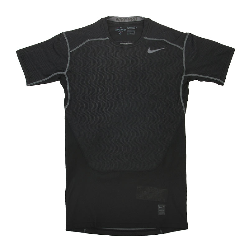 мужская черная футболка Nike Hypercool Comp SS 801235-010 - цена, описание, фото 1